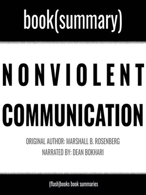 cover image of Nonviolent Communication by Marshall B. Rosenberg--Book Summary